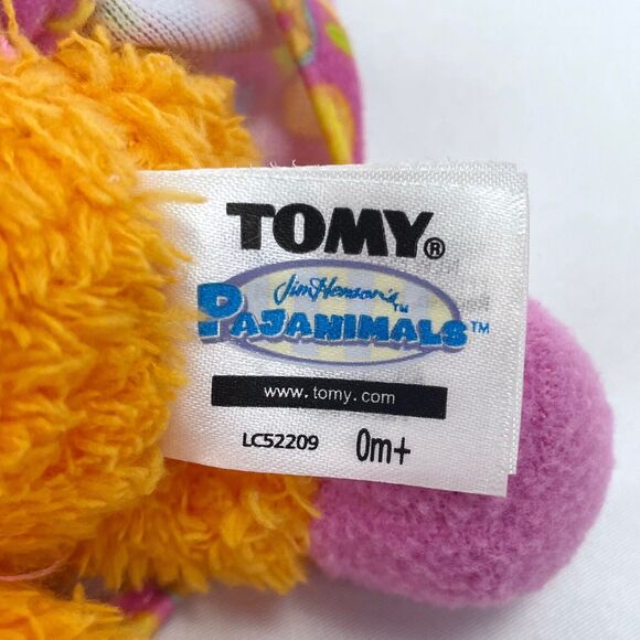 Toy Jim Henson Pajanimals Sweetpea Sue Plush Toy 8” Pink Dress Orange Fur - Picture 3 of 5